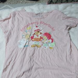 Strawberry Shortcake Pink Kids Tee